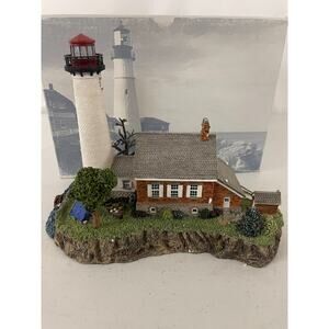 Harbour Lights Lighthouse Day St. Helena Michigan with COA & Orig Box #634